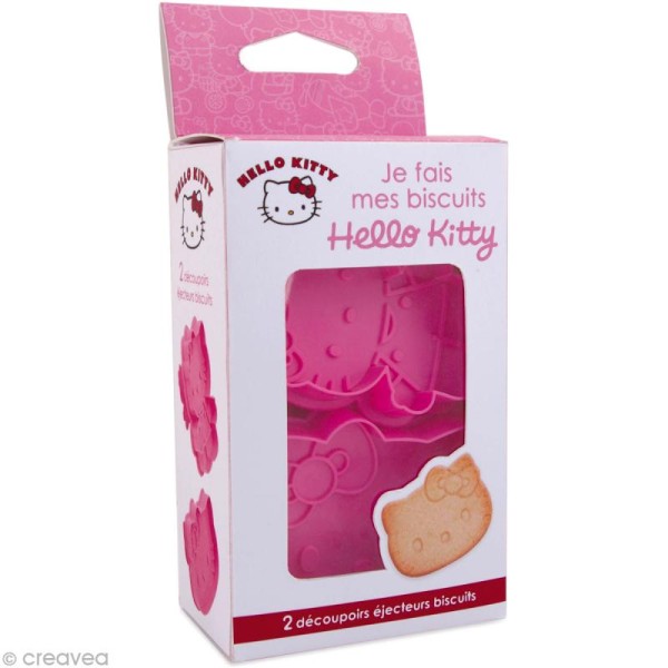 Découpoir Je fais mes biscuits Hello Kitty x 2 - Photo n°1