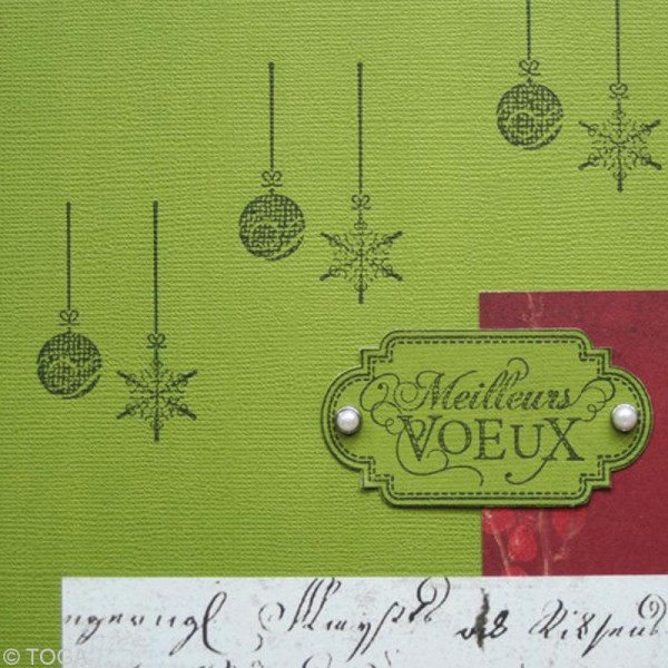 Kit tampon Noël - Cartes de voeux x 11 - Photo n°2