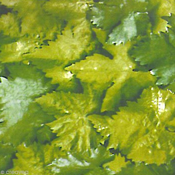 Adhésif décoratif décor - Feuille verte 45 cm x 2 m - Photo n°1