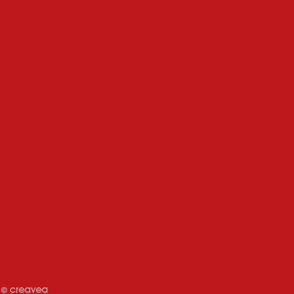 Adhésif décoratif uni - Rouge 45 cm x 2 m - Photo n°1