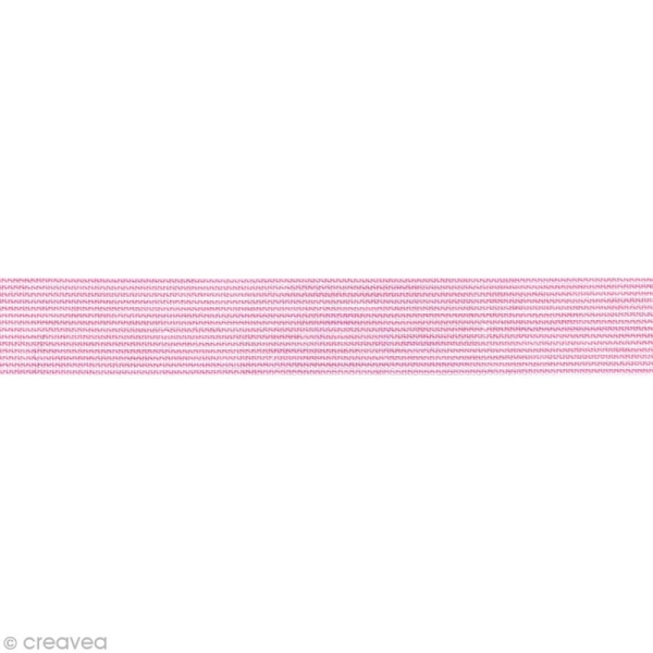 Masking Tape tissu - Milleraies rose - Daily Like 5 m - Photo n°1