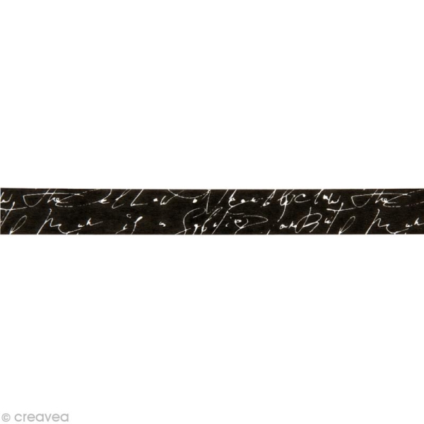 Washi Tape Ecriture manuscrite 15 mm x 15 m - Photo n°1