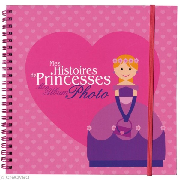 Kit Album scrapbooking - Princesses - 66 pages et 99 stickers - Photo n°1