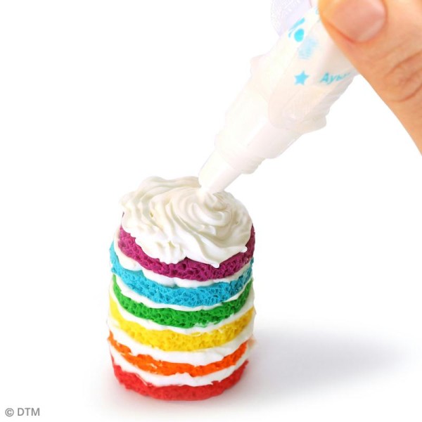 Mallette figurine Fimo - Rainbow cake - 13 pcs - Photo n°2