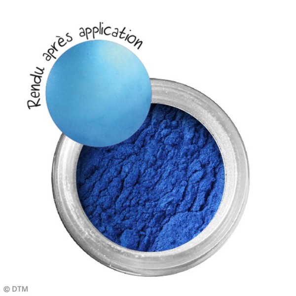 Poudre Effet Métallique - Bleu saphir - 6 g - Photo n°2