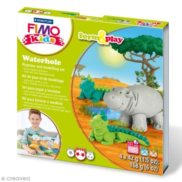 Kit Fimo Kids - Safari - niveau moyen - Photo n°2