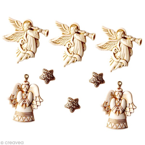 Miniature décorative - Anges x 5 - Photo n°1