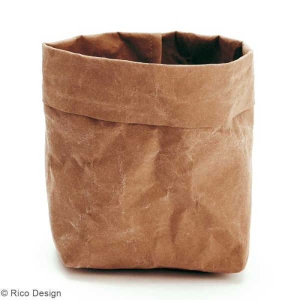Washable paper Rico design - Rouleau de papier lavable Brun - 50 x 100 cm - Photo n°2
