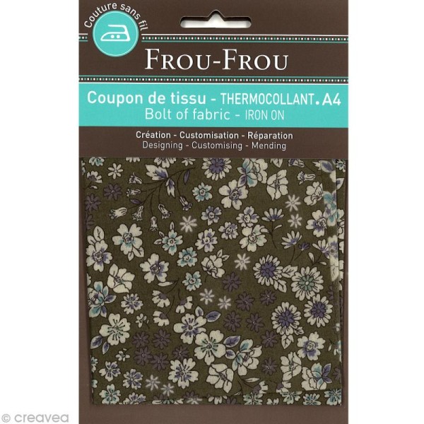 Tissu thermocollant Frou-frou n°03 A4 - Photo n°1