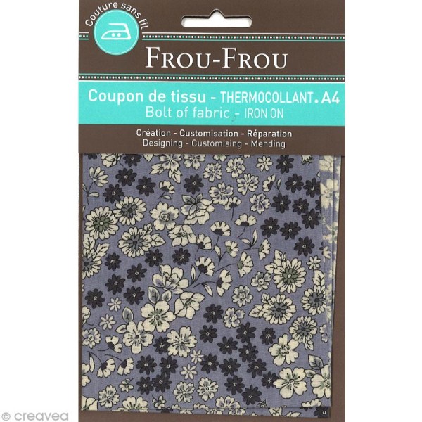 Tissu thermocollant Frou-frou n°06 A4 - Photo n°1