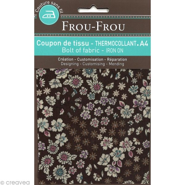 Tissu thermocollant Frou-frou n°10 A4 - Photo n°1