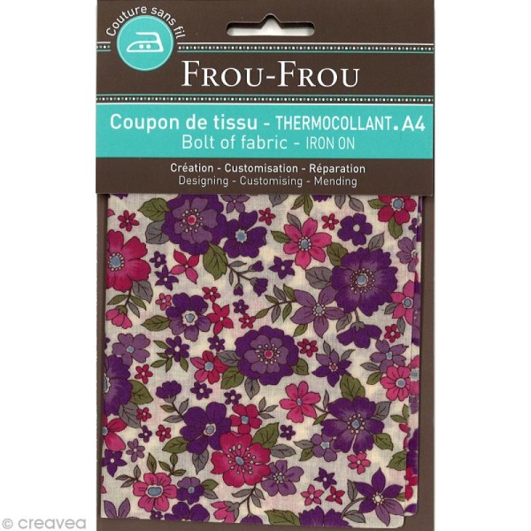 Tissu thermocollant Frou-frou n°12 A4 - Photo n°1