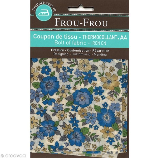 Tissu thermocollant Frou-frou n°16 A4 - Photo n°1