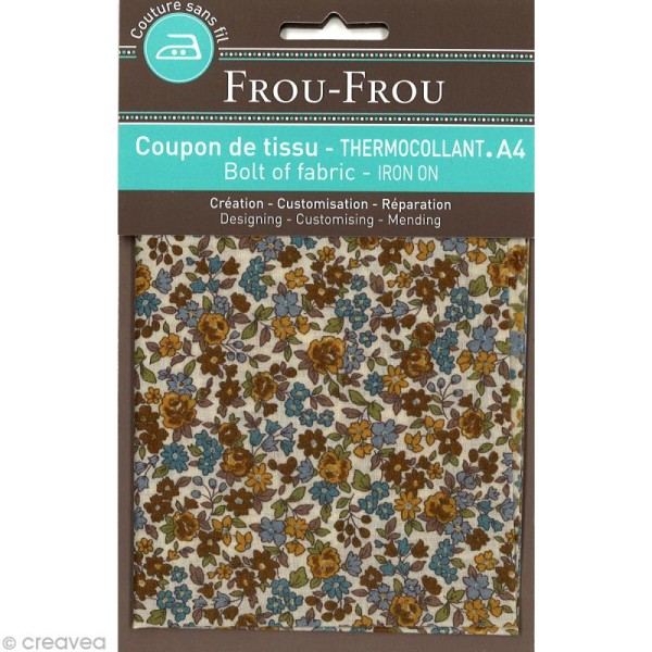 Tissu thermocollant Frou-frou n°17 A4 - Photo n°1