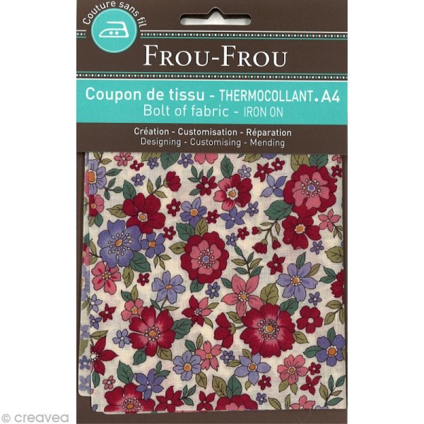 Tissu thermocollant Frou-frou n°20 A4 - Photo n°1