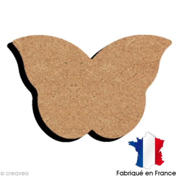 Papillon en bois 10 cm - Photo n°1