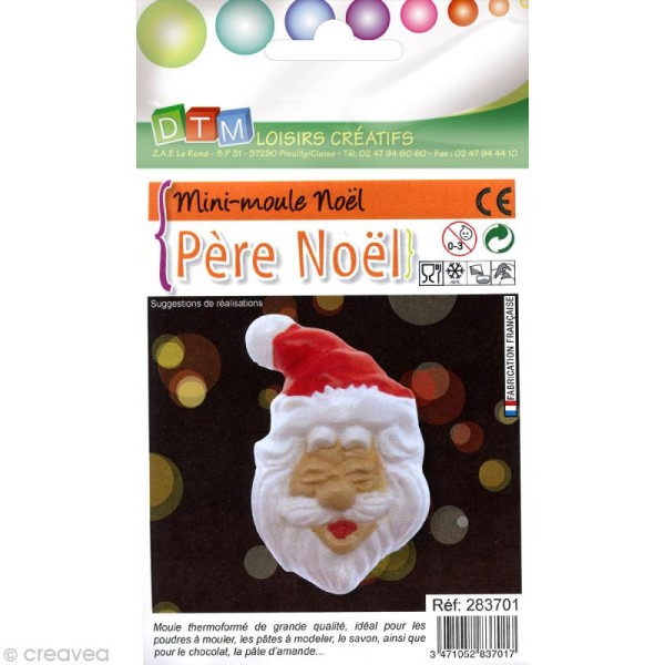 Moule thermoformé Noël Père Noël - Photo n°1