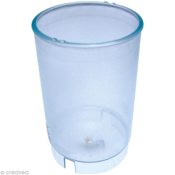 Moule plastique bougie - Cylindre 8,5 cm - Photo n°1