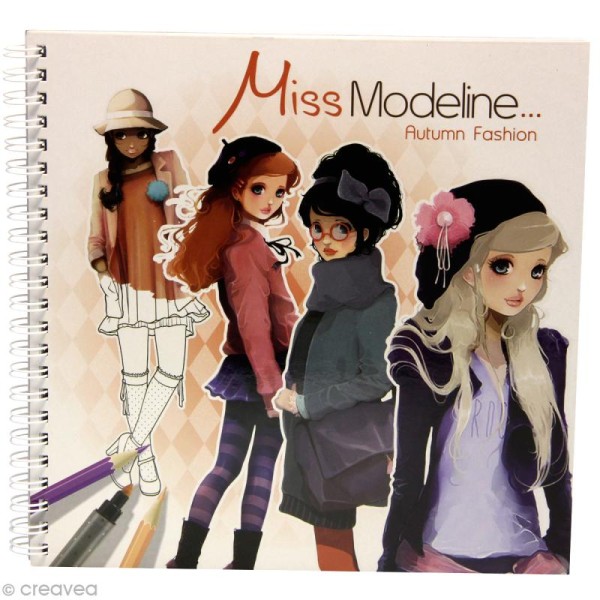 Cahier de stylisme Miss Modeline - Automne - Photo n°1