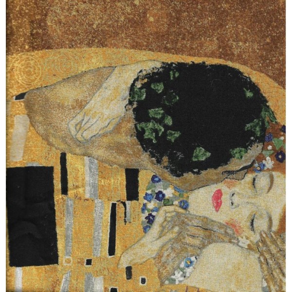 Panneau de tissu Le Baiser Gustav Klimt - Photo n°2