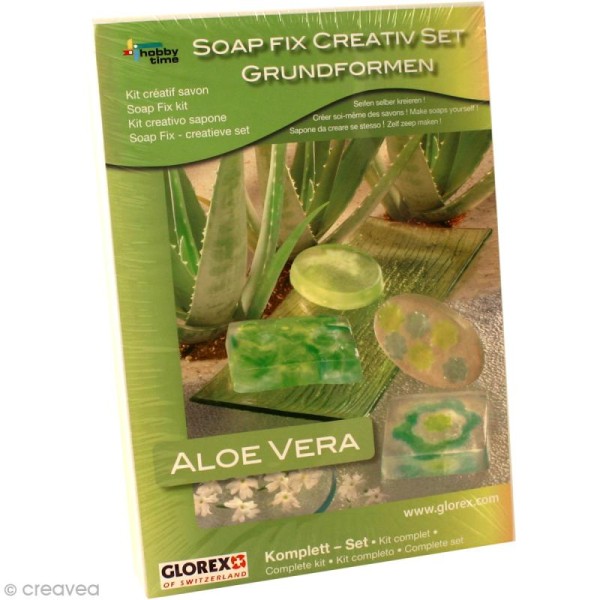 Kit créatif savon glycérine écologique - Sop Fix Aloe Vera - Photo n°1