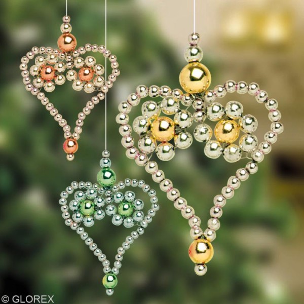 Perles de décoration Vert 10 mm - env 140 pcs - Photo n°5
