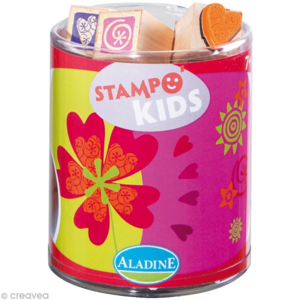 Kit 15 tampons Stampo'kids Courrier - Photo n°1