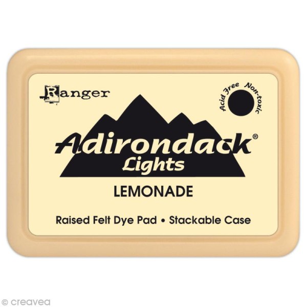 Encreur Adirondack Lights - Encre Jaune Limonade (Lemonade) - Photo n°1