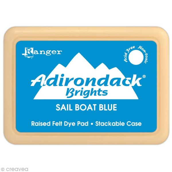 Encreur Adirondack Brights - Encre Bleu (Sailt Boat Blue) - Photo n°1