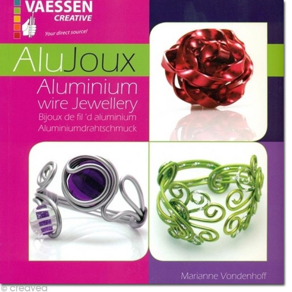Livre Bijoux en fil aluminium AluJoux - Marianne Vondenhoff - Photo n°1