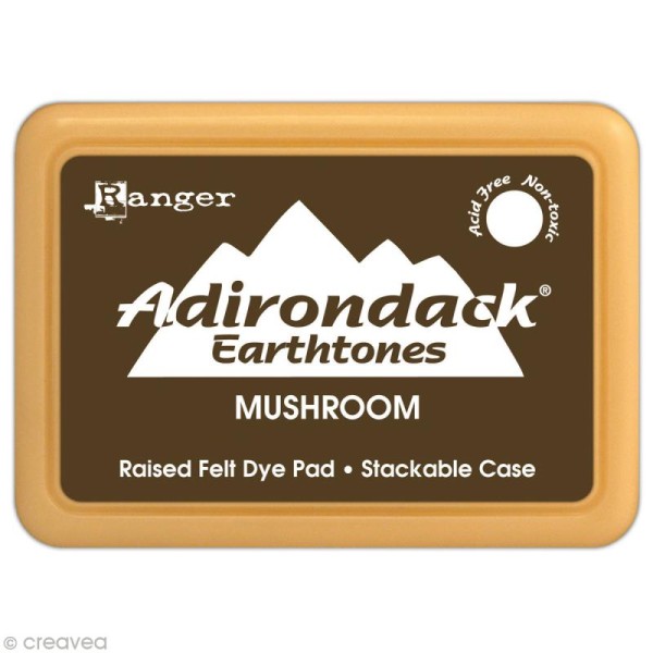 Encreur Adirondack Earthtones - Encre Marron Champignon (Mushroom) - Photo n°1