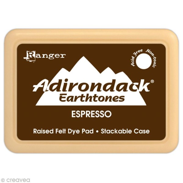 Encreur Adirondack Earthtones - Encre Café (Espresso) - Photo n°1