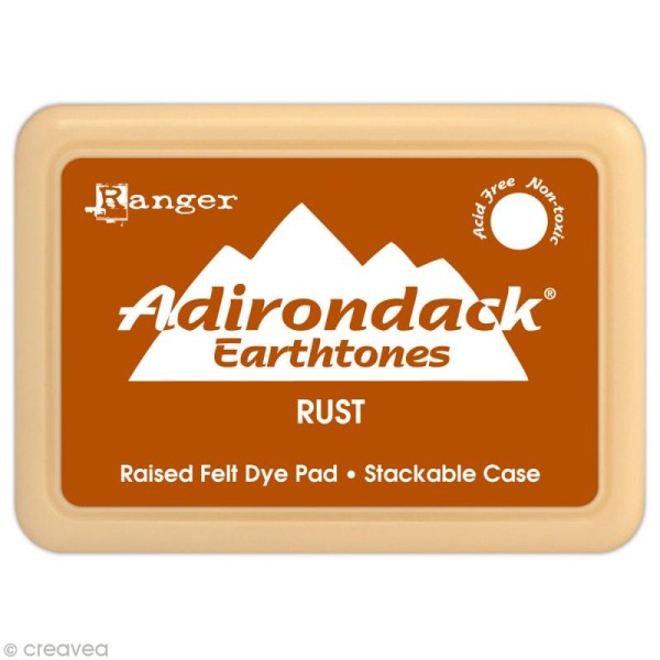 Encreur Adirondack Earthtones - Encre Rouille (Rust) - Photo n°1
