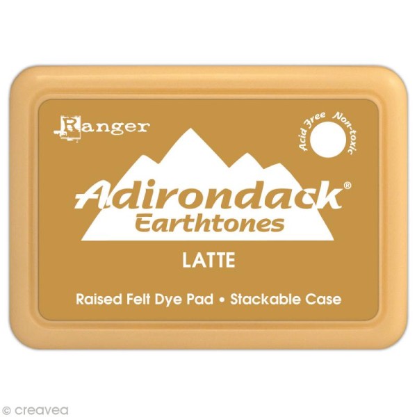Encreur Adirondack Earthtones - Encre Café au lait (Latte) - Photo n°1