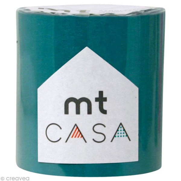 Masking Tape - Casa 50 mm - Uni Vert turquoise - Turquoise green 10 m - Photo n°1