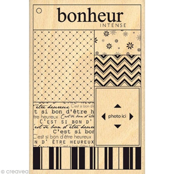 Tampon Bonheur - Easy mini 2 - 15 x 10 cm - Photo n°1