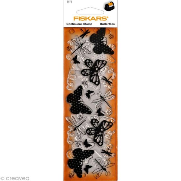Tampon continu Fiskars - Papillons - 16,5 x 5,5 cm - Photo n°2