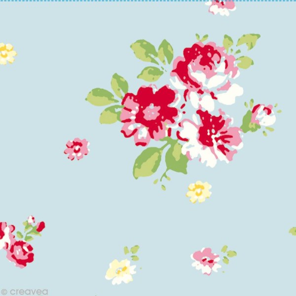 Set Scrapbooking - Patchwork Family - Fleurs et Petits pois - 12 motifs 30,5 x 30,5 cm - Photo n°2