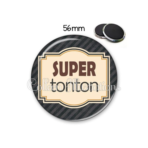 Magnet 56mm Super tonton - Photo n°1