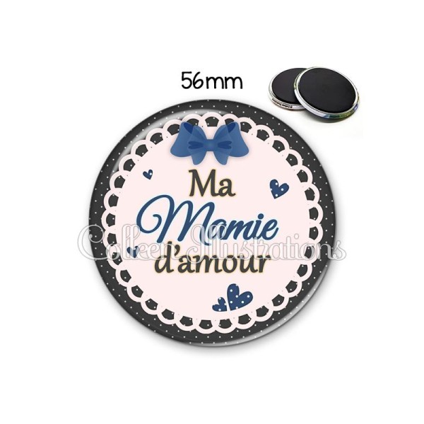 Magnet 56mm Mamie d'amour - Photo n°1