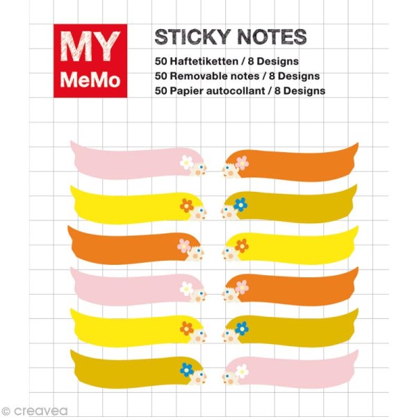 Sticky notes Divers - Têtes x 360 - Photo n°1