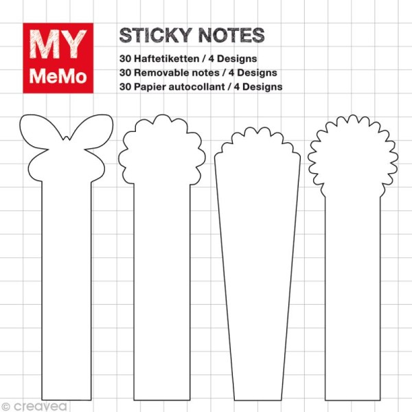 Sticky notes Divers - Dentelle x 120 - Photo n°1