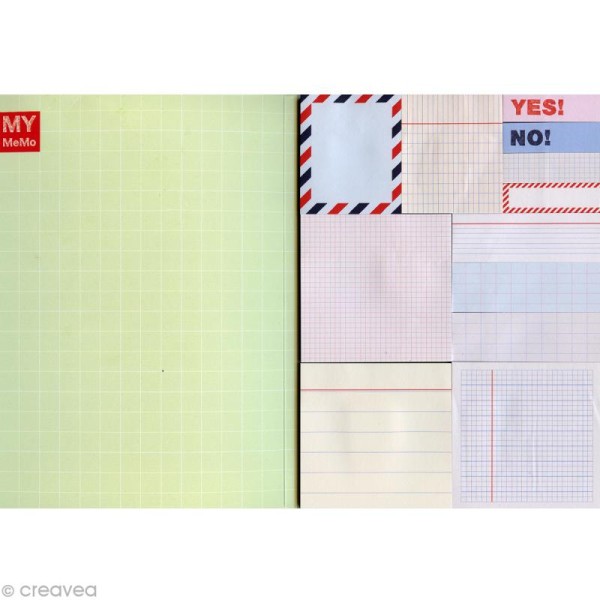 Carnet de notes adhesives fantaisies Sticky notes - Cahier x 480 - Photo n°1