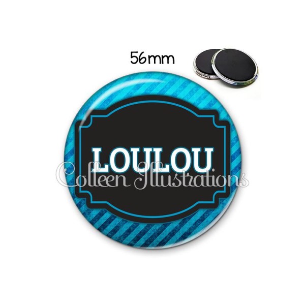 Magnet 56mm Loulou - Photo n°1