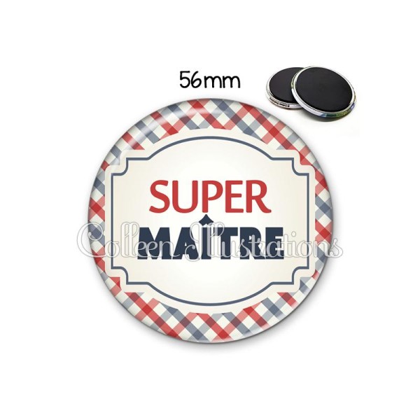 Magnet 56mm Super maître - Photo n°1