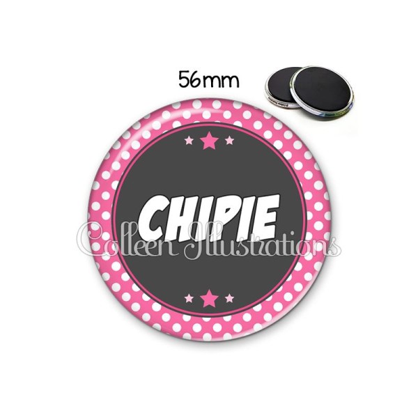 Magnet 56mm Chipie - Photo n°1