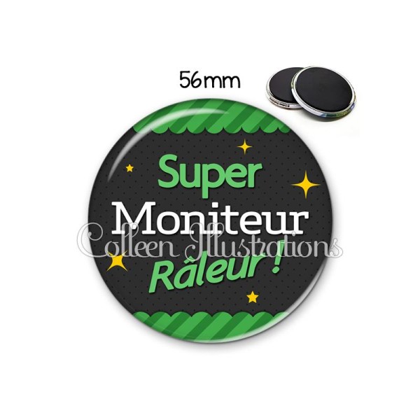 Magnet 56mm Moniteur super râleur - Photo n°1