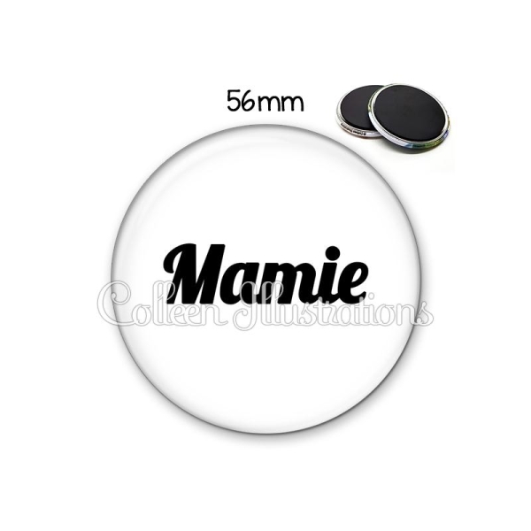 Magnet 56mm Mamie - Photo n°1
