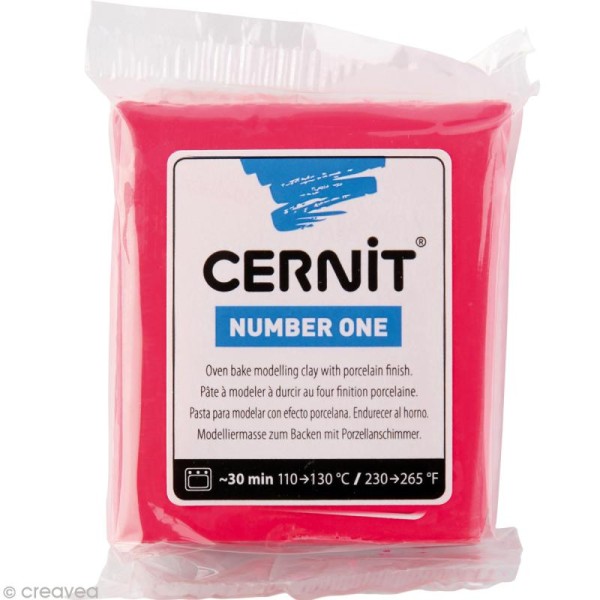 Cernit - Number one - Rouge 56 gr - Photo n°1