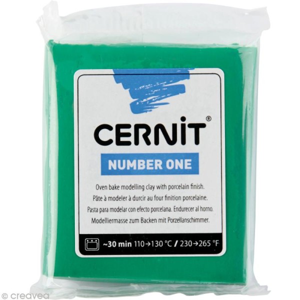 Cernit - Number one - Vert 56 gr - Photo n°1